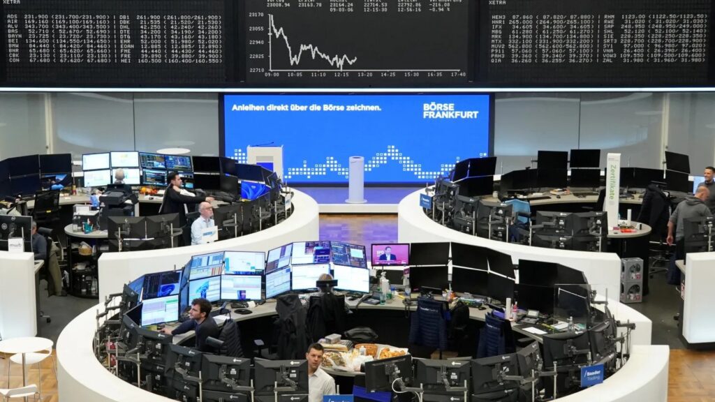 Bursat Europiane bien me 5 për qind ndërsa shqetësimet për tarifat globale thellohen